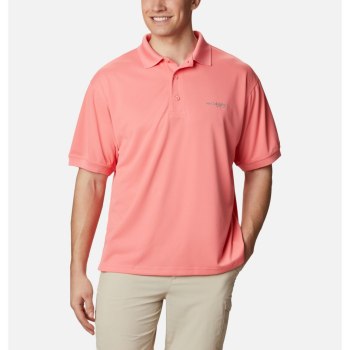 Columbia Polo Heren, PFG Perfect Cast Tall Roze, 40WOKHDET